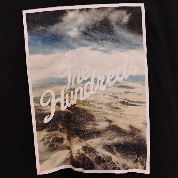 Men's Black Vintage Large The Hundreds Graphic Y2K T-Shirt Skateboarding - Picture 1 of 5